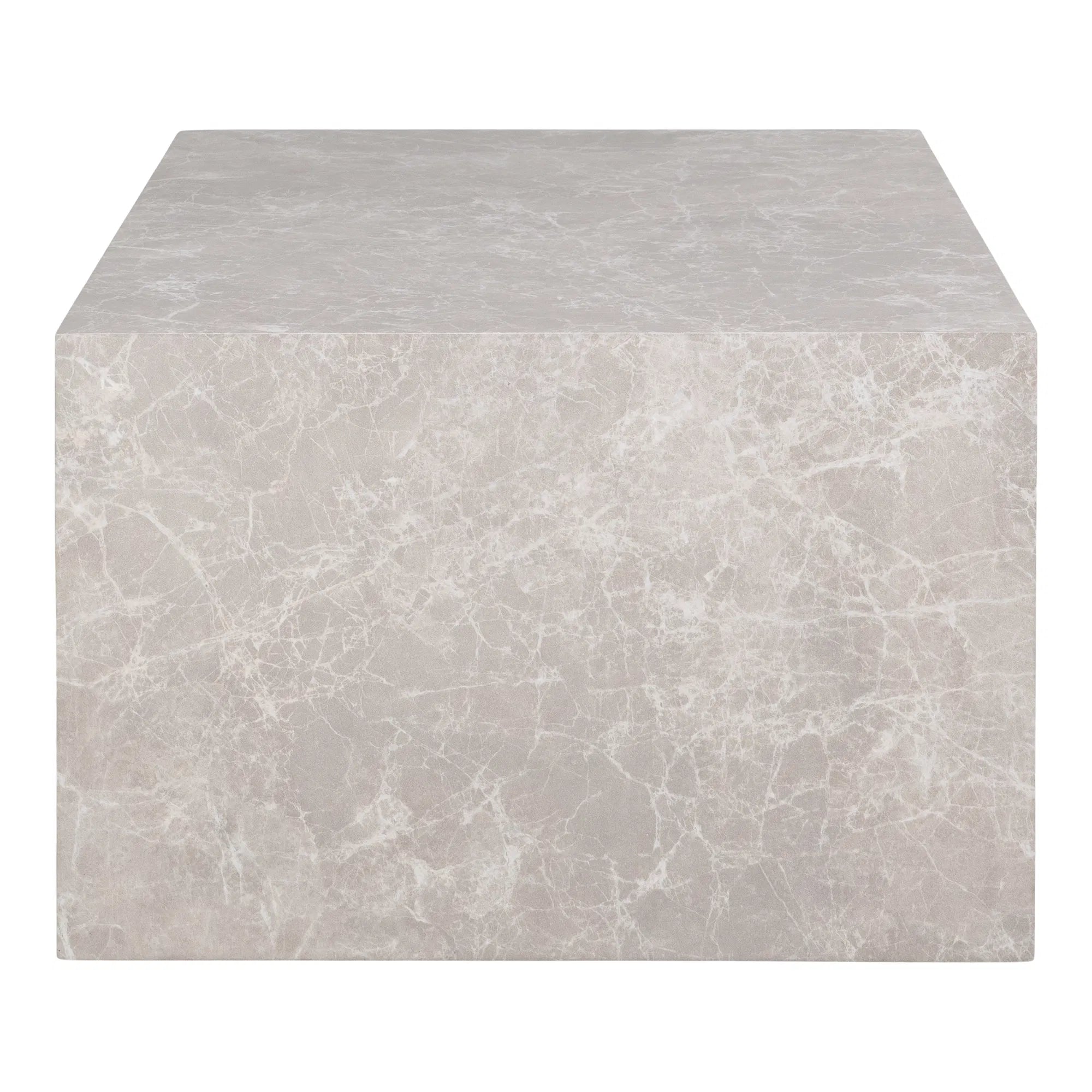 Designer coffee table Paris in marble look 60x80x40 cm