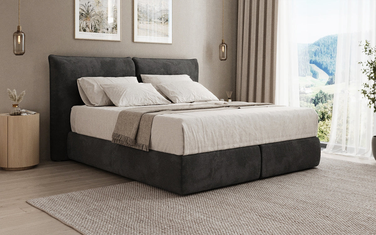 Boxspringbett Pillo in Cord