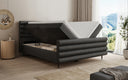 Boxspringbett Tubo in Strukturstoff mit Stauraum