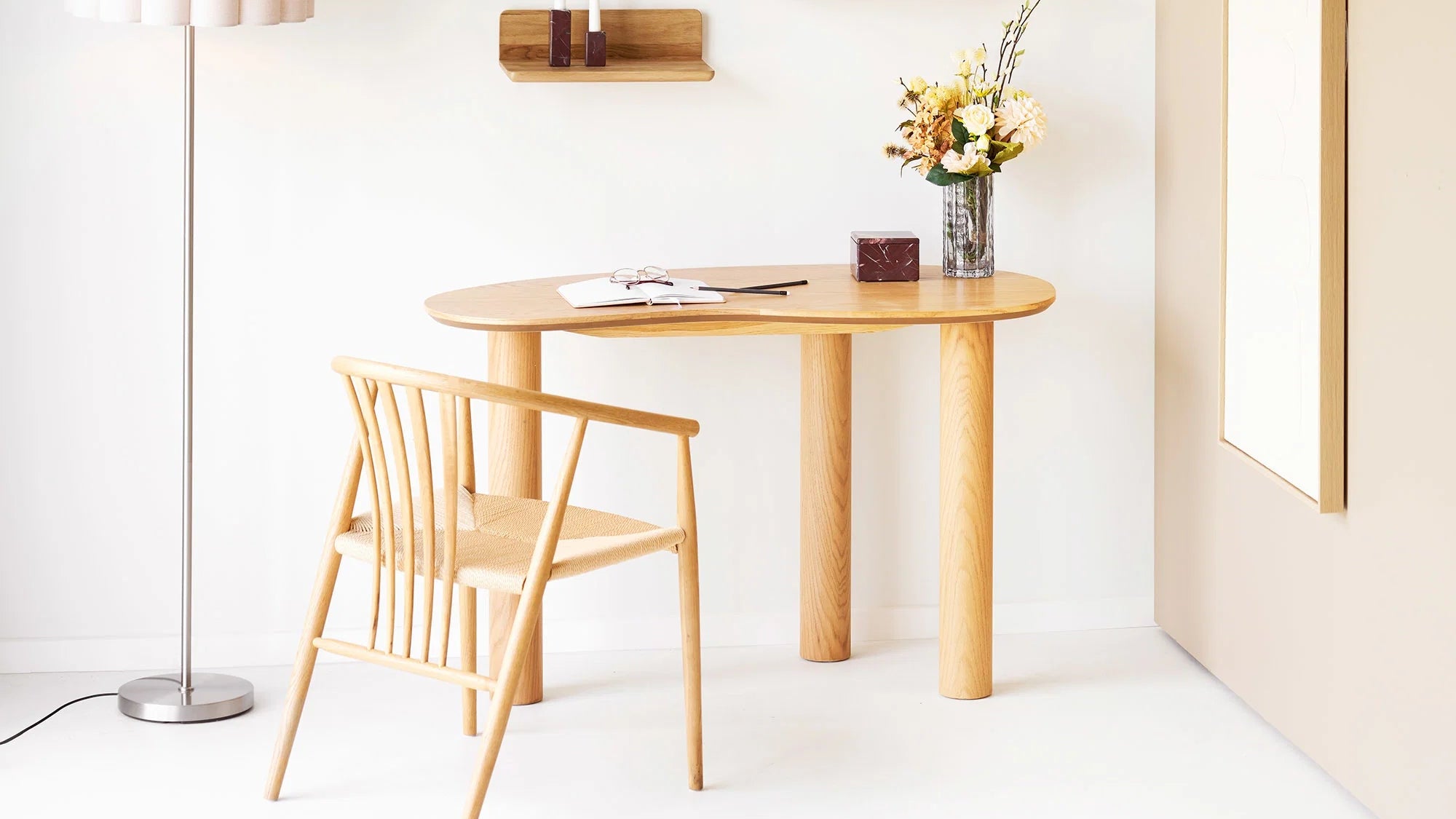 Desk Livorno - in oak veneer