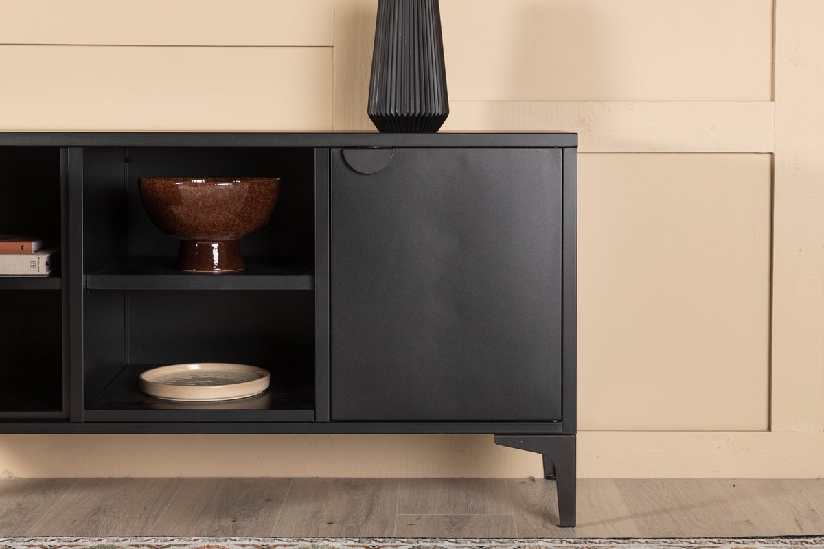 Designer TV lowboard Aureon – Modern design in Beige or Black