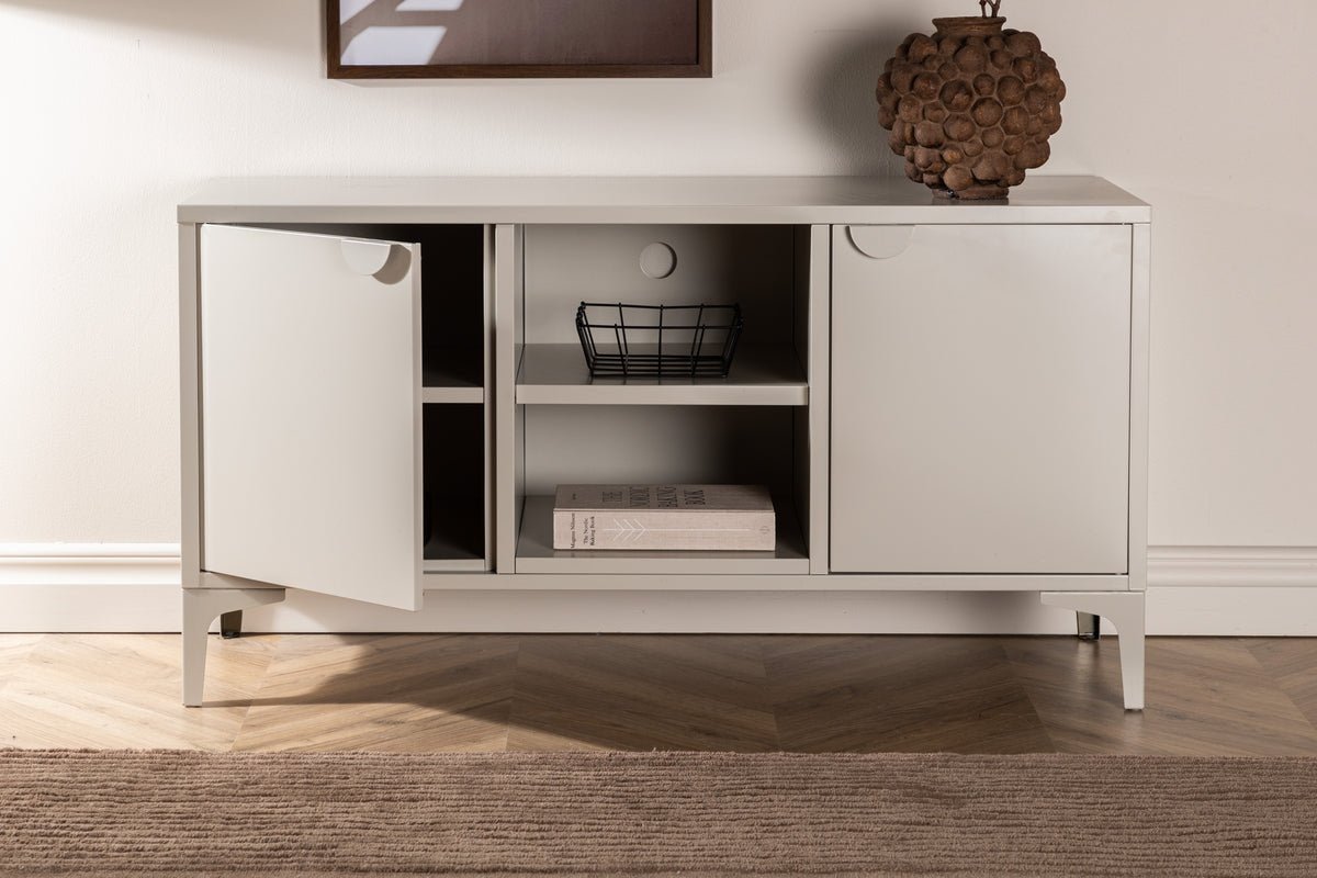 Designer TV lowboard Aureon – Modern design in Beige or Black