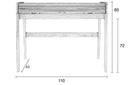 Desk Birk – made of ash wood in Natural