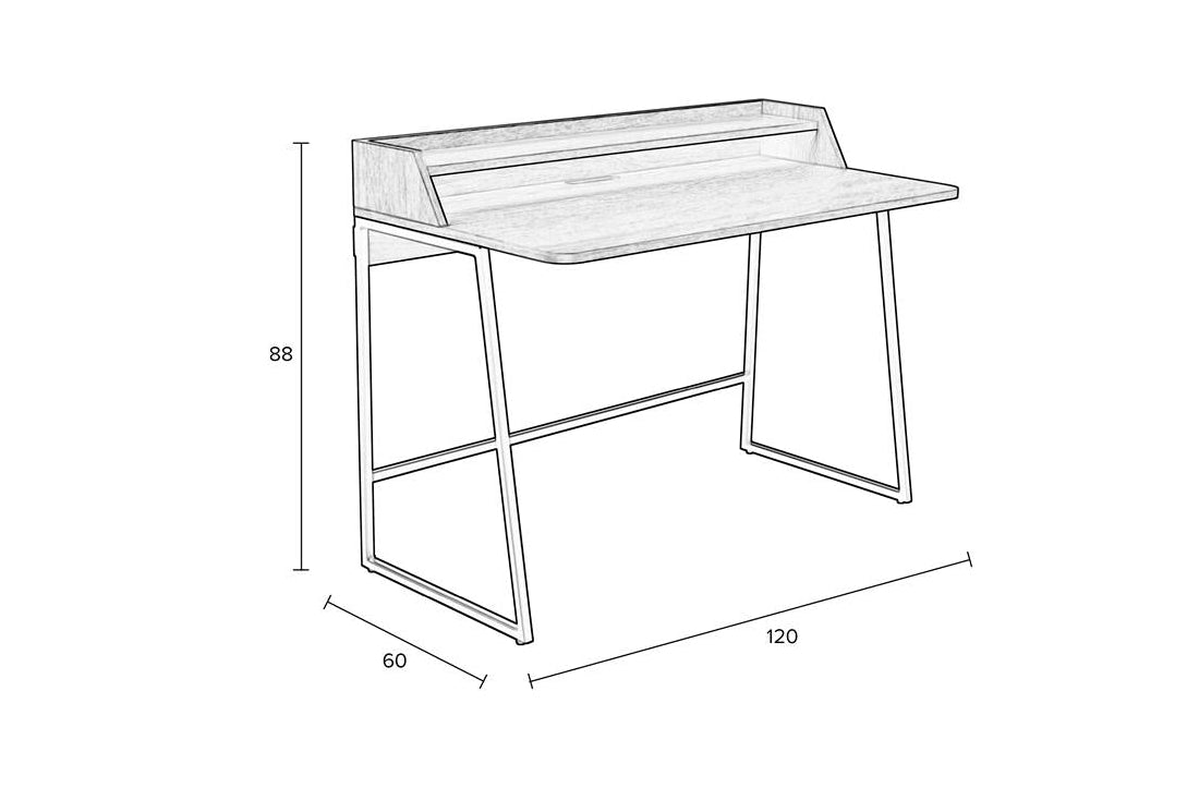 Schreibtisch Giorgio – aus Holz