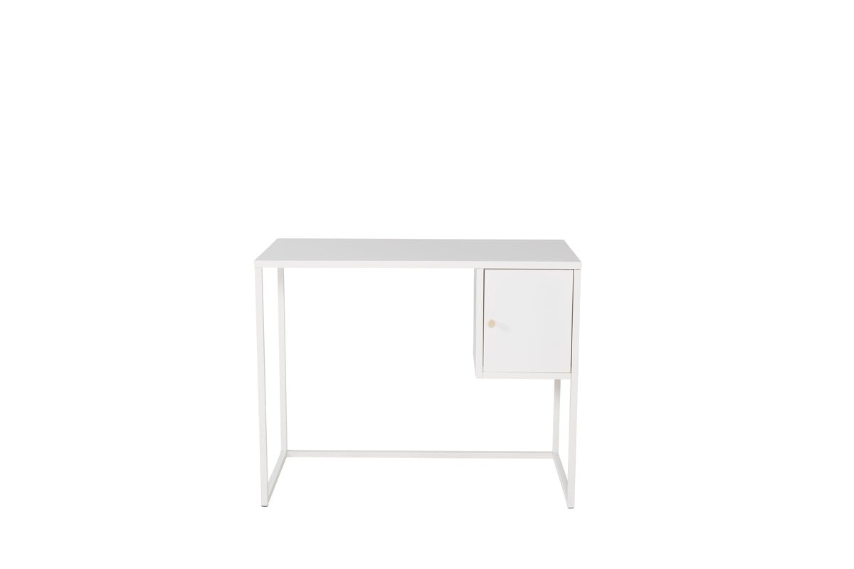 Desk Maru - modern design with practically integrated side cabinet