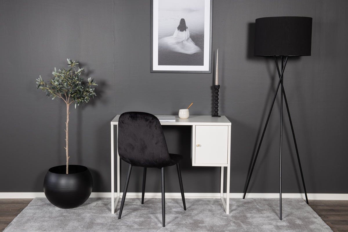 Desk Maru - modern design with practically integrated side cabinet