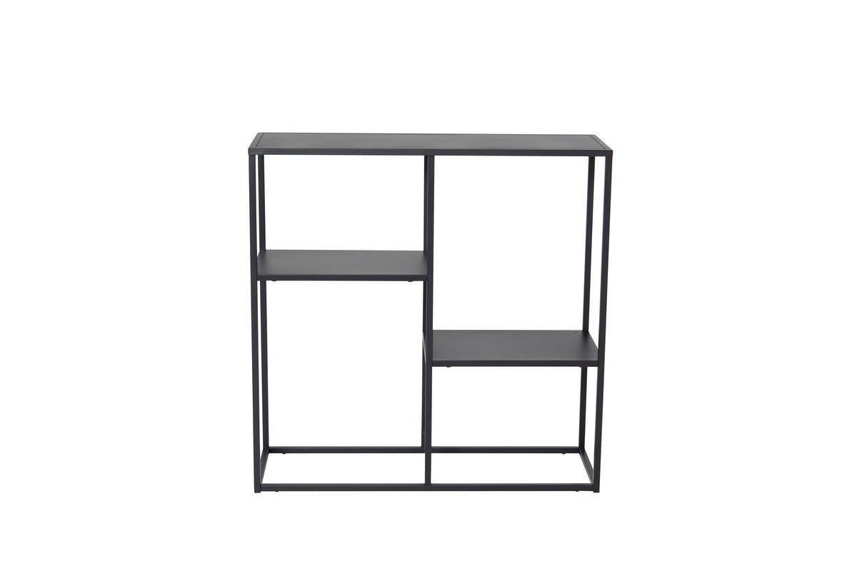 Regal Nerado – Black metal shelf in minimalist design