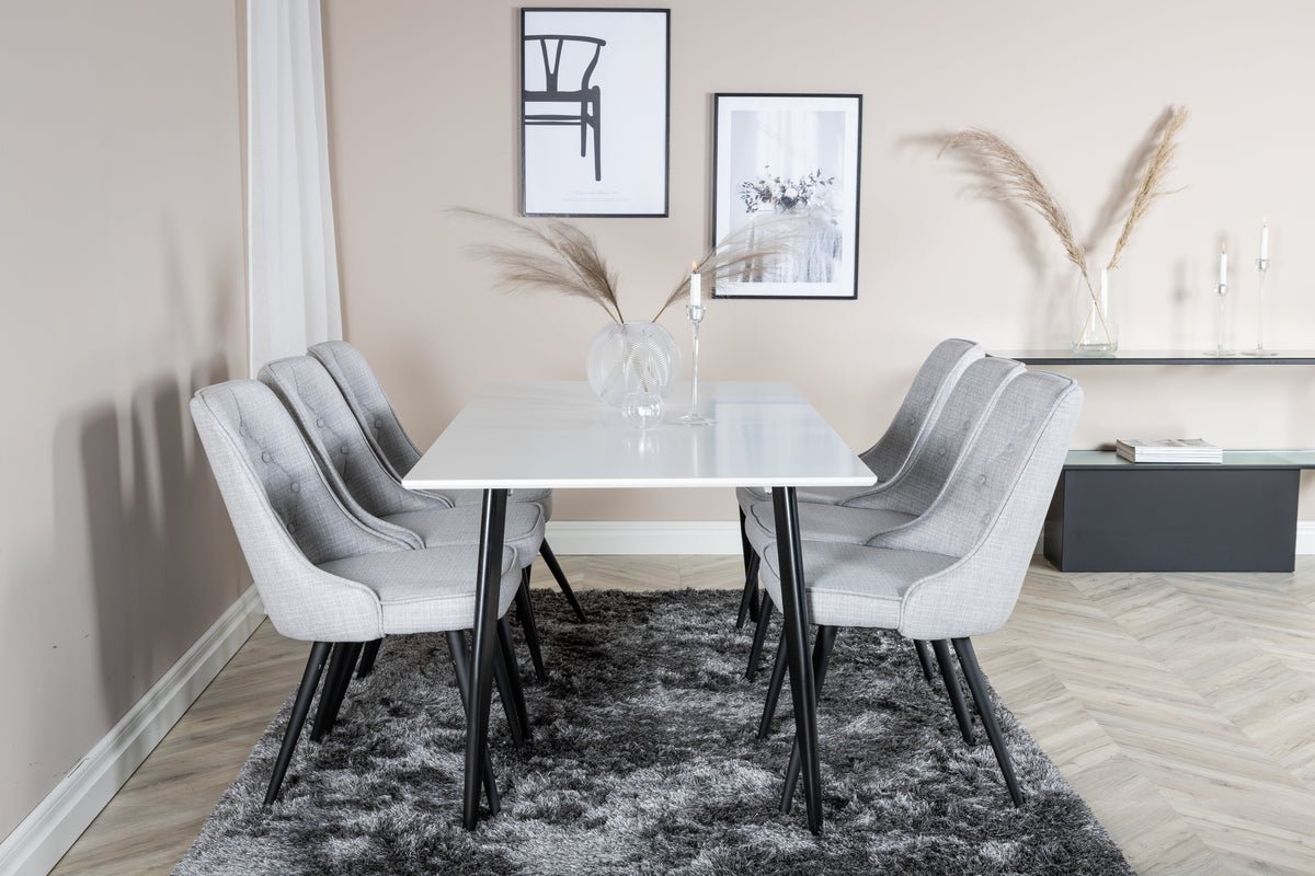 Dining table Lumi - a rectangular, stylish table with a clear, simple look