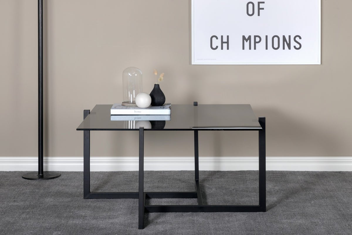 Coffee table Donna - with glass tabletop