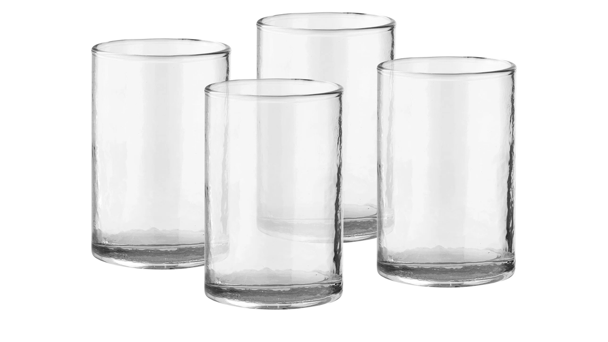 Set of 8 Aida drinking glasses - in a simple, timeless design