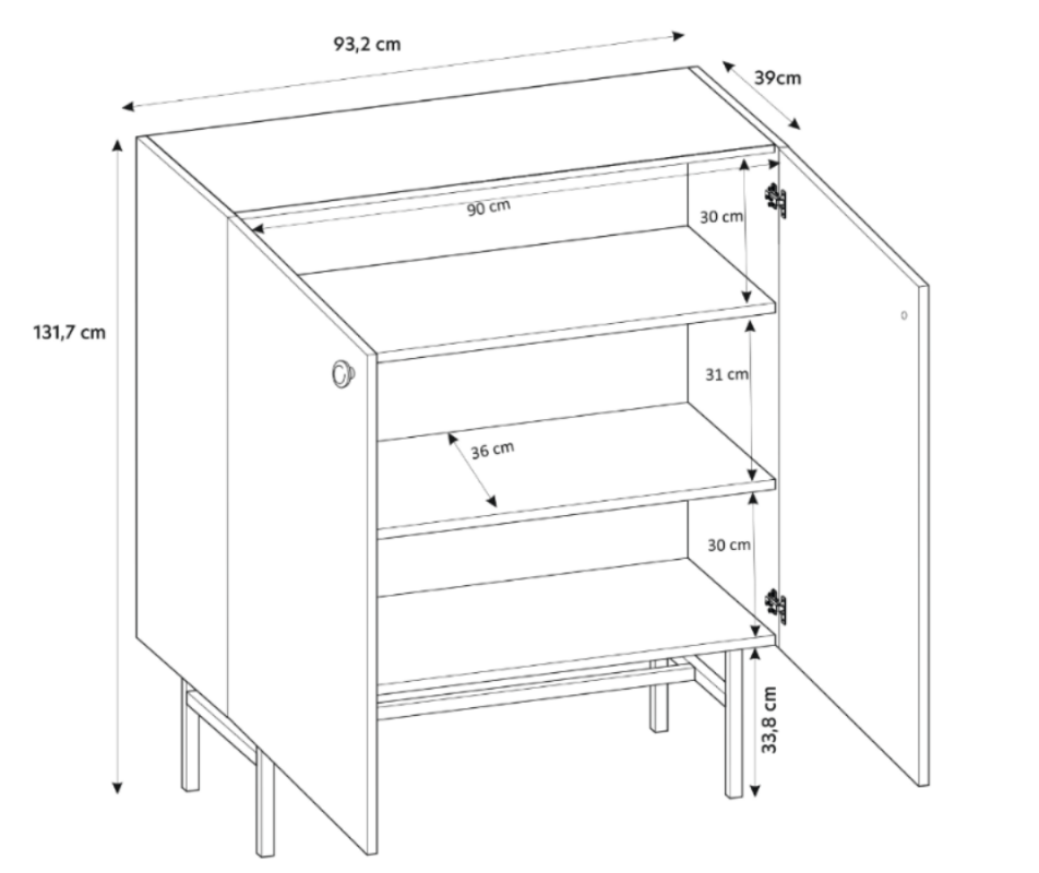 Designer Chest of Drawers Liora
