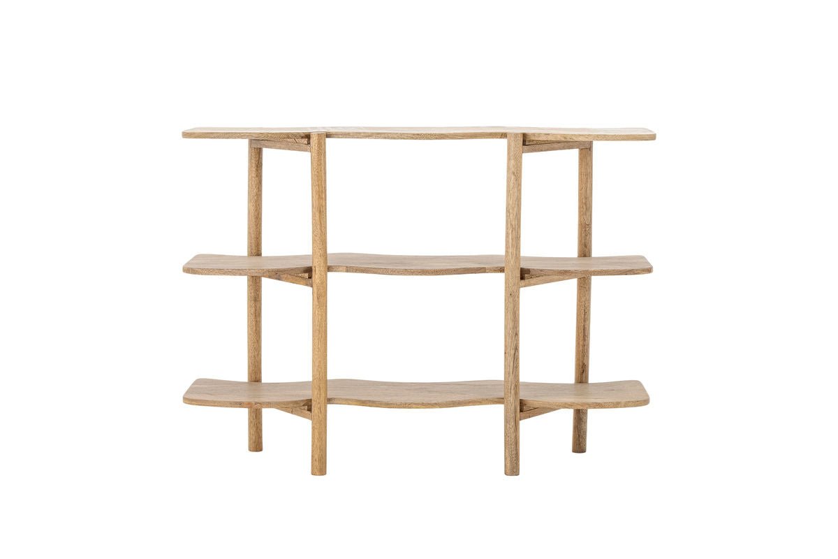 Bücherregal Reno – FSC®-zertifiziertes Mangoholz im natürlichen Design