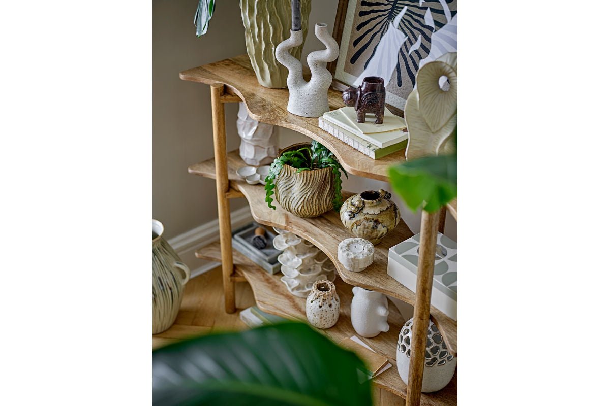 Bücherregal Reno – FSC®-zertifiziertes Mangoholz im natürlichen Design