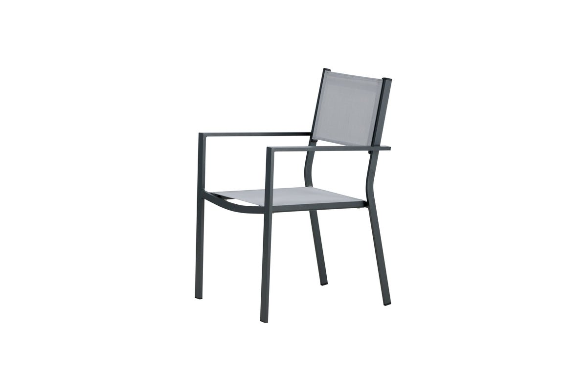 2er Set - Gartenstuhl Karibik aus Aluminium/Textilene