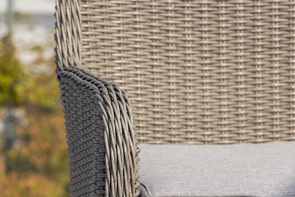 2er Set - Gartenstuhl London aus synthetischem Rattan