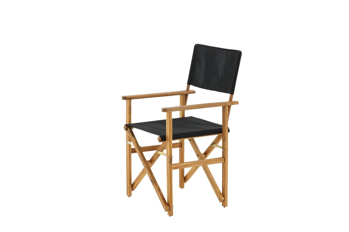 2er Set - Gartenstuhl Marlene aus Akazie/Polyester