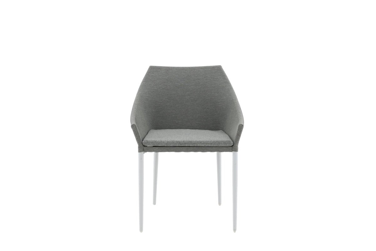 2er Set - Gartenstuhl Sophia aus Aluminium/Polyester