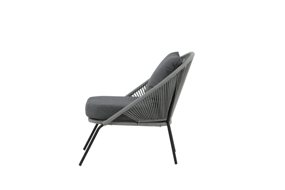 2er Set - Gartenstuhl Vintera aus Metall/Polyester