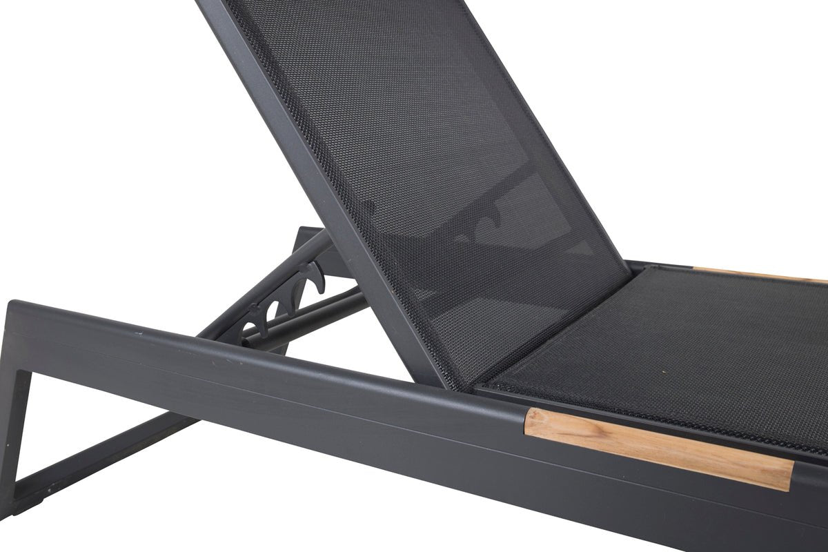 2er Set - Sonnenliege Brasilien aus Textilene und Aluminium