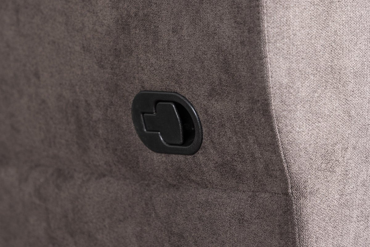 Armchair Toronto - Foldable with Footrest in the Color Brown