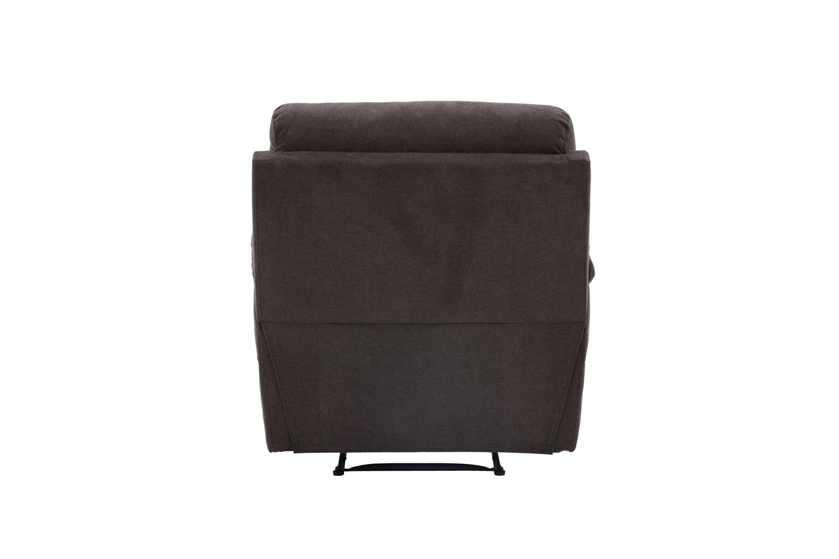 Armchair Toronto - Foldable with Footrest in the Color Brown