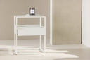 Side table Celia – in two colors with glass top