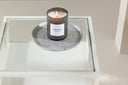 Side table Celia – in two colors with glass top
