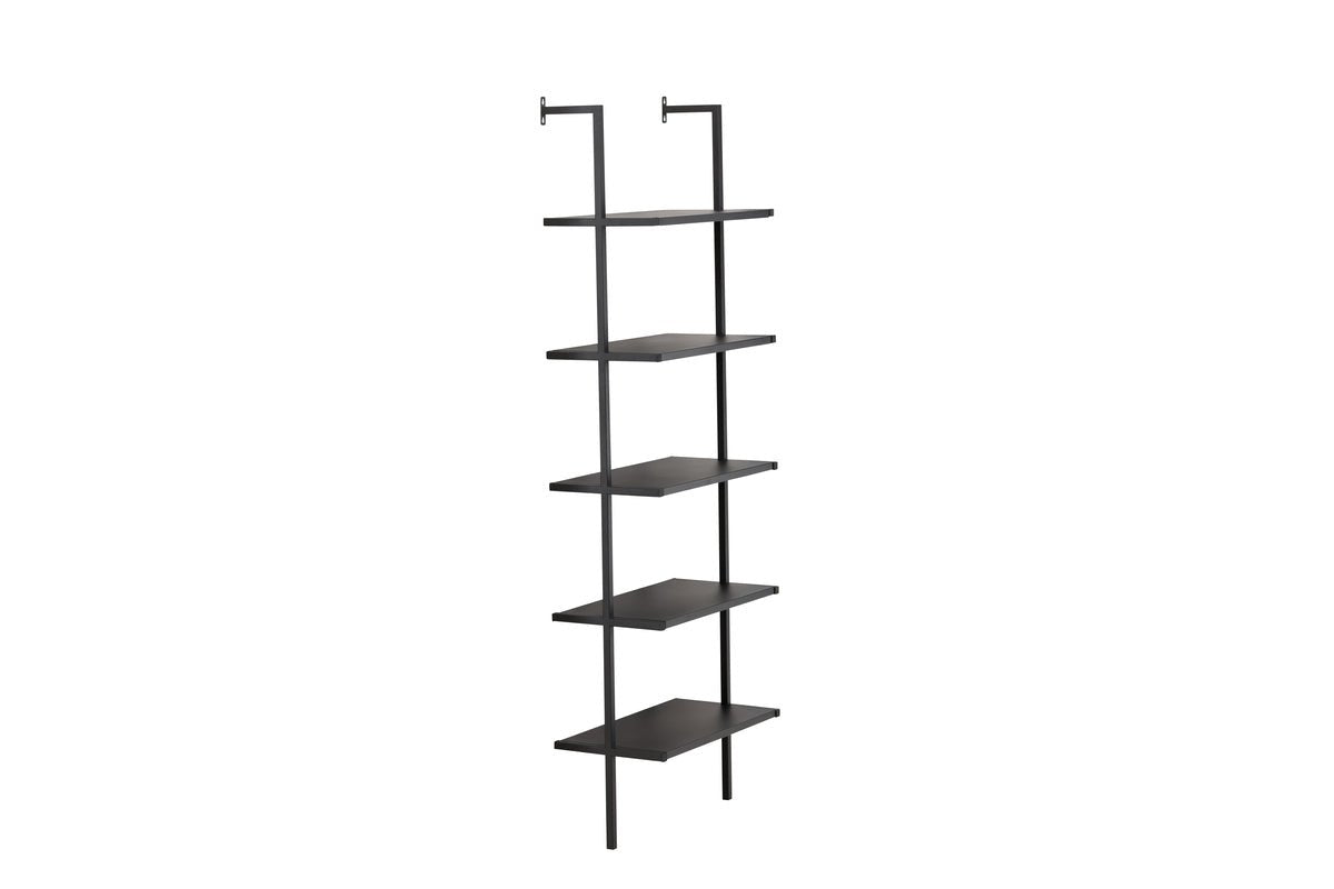Regal Caracas – Wall shelf with 5 shelves in Black