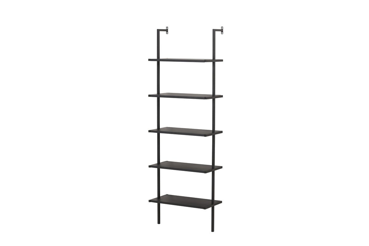 Regal Caracas – Wall shelf with 5 shelves in Black