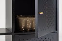 Chest of drawers Varino – Black, Minimal Industrial with functional elegance