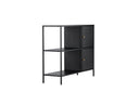 Chest of drawers Varino – Black, Minimal Industrial with functional elegance