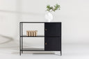 Chest of drawers Varino – Black, Minimal Industrial with functional elegance