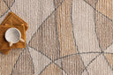 Bath Mat Canggu - in warm sand and gray tones made of natural cotton
