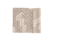 Bath Mat Amed - made of warm beige and gray tones from cotton
