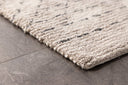 Bath Mat Amed - made of warm beige and gray tones from cotton