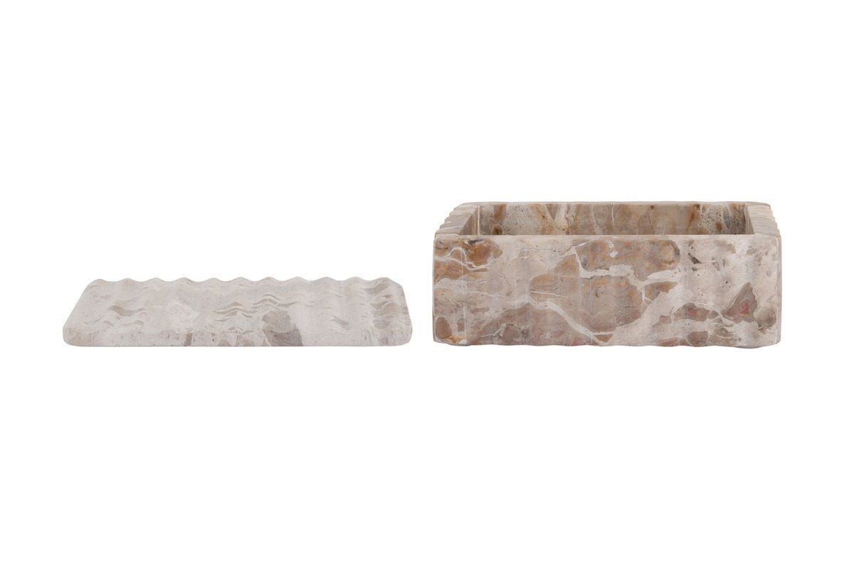 Vespera Bowl – made of marble – with lid