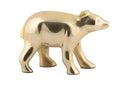 Statue Grizzly – Metall in Goldoptik
