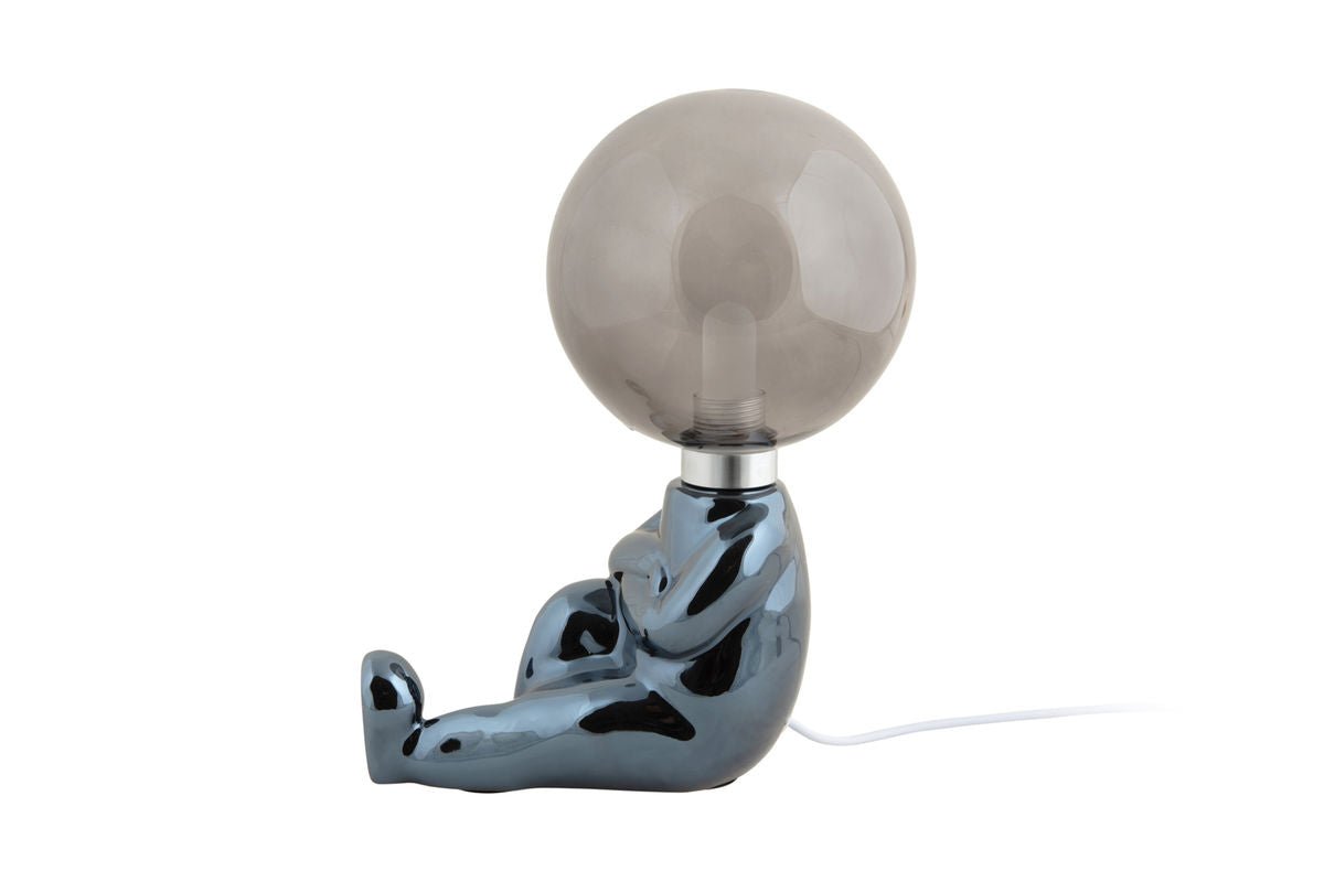 Tischlampe Antman (sitzend)  - Designlampe Hochglanz beschichtet mit LED