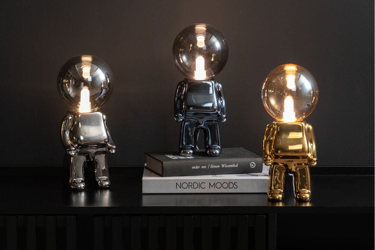 Table Lamp Antman - High Gloss Coated Designer Lamp with LED