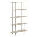 Elnora Freestanding Shelf – made of metal in sand color