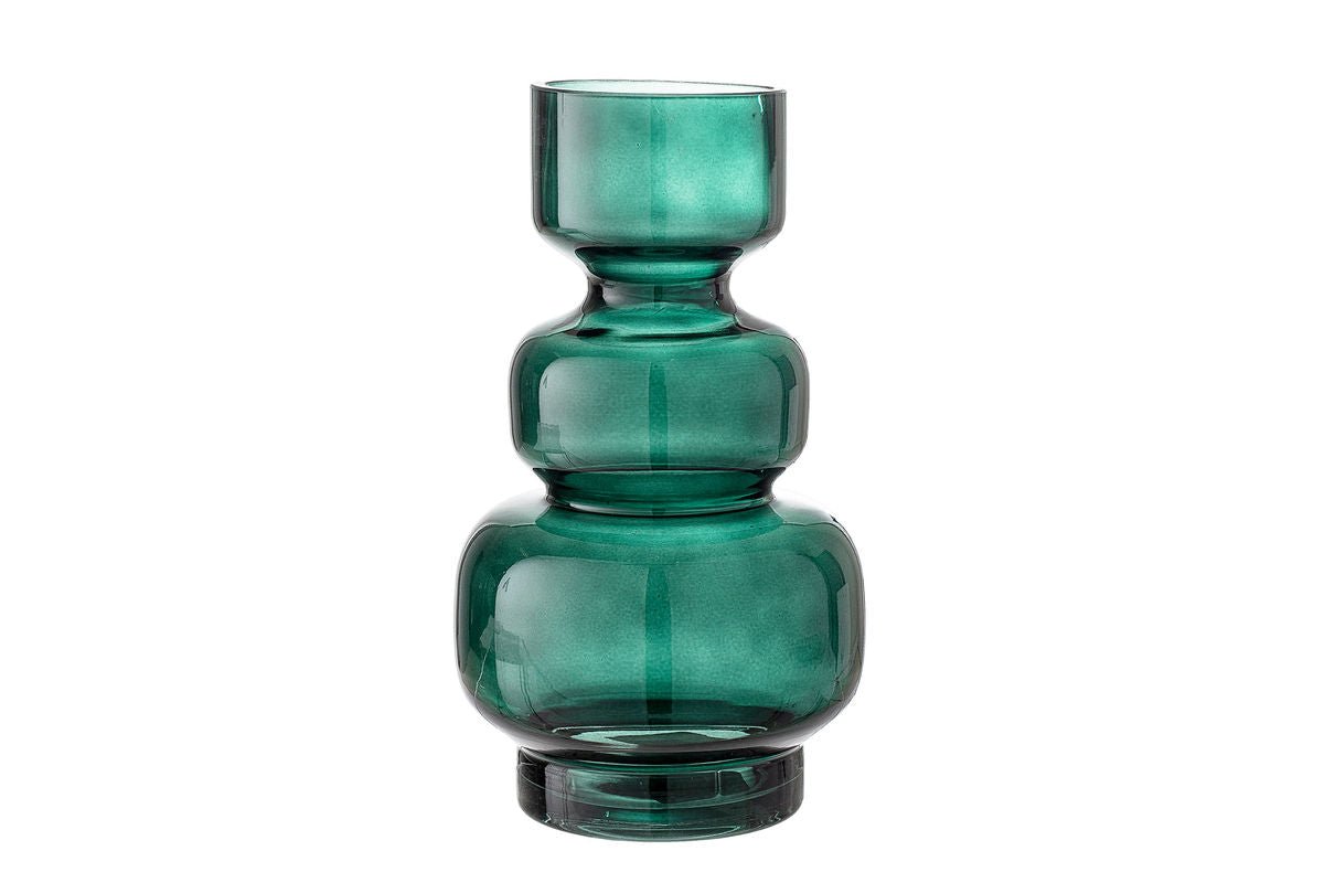 Vase "Green Steps" - Glass Vase