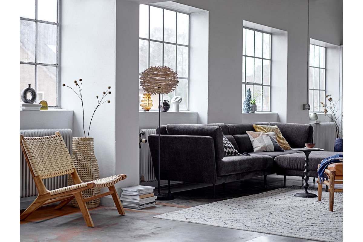 Vase "Brown Circle" - brown ceramic vase