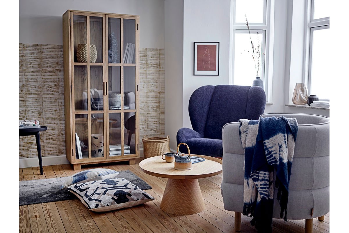 Vase "Nirvana" - brown decorative glass vase