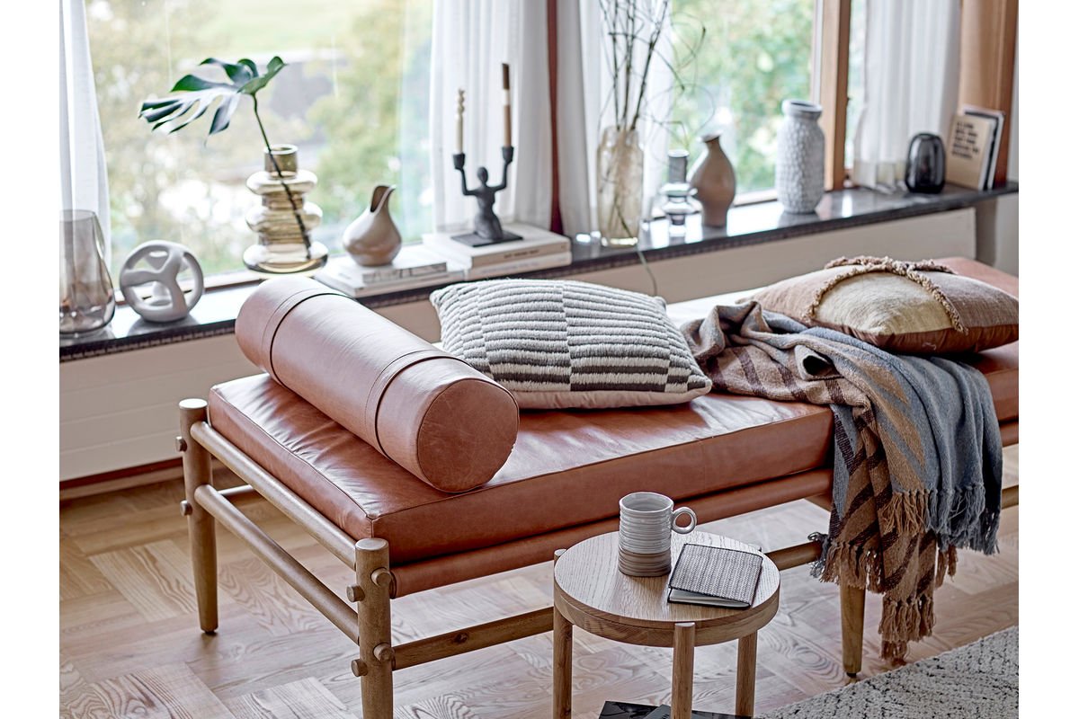 Vase "Nirvana" - brown decorative glass vase