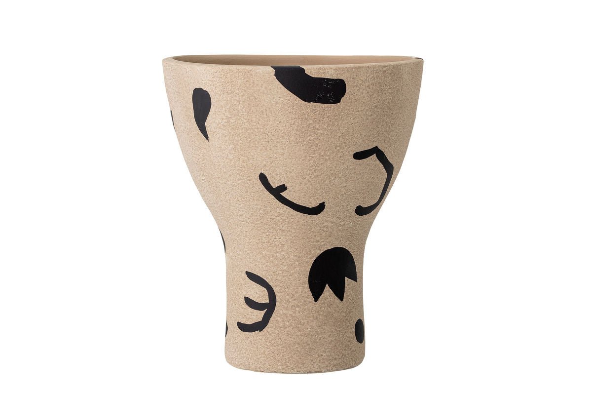 Vase "Nature Hippster" - brown terracotta vase