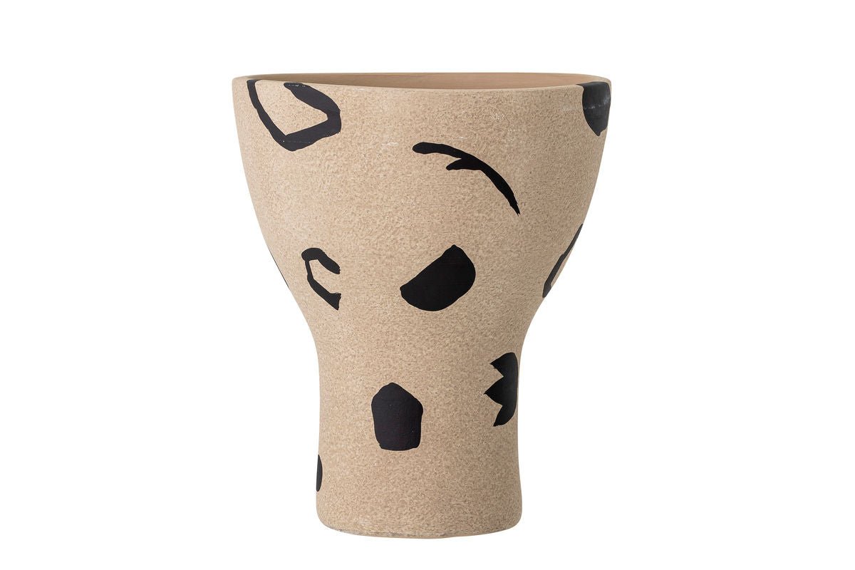 Vase "Nature Hippster" - brown terracotta vase