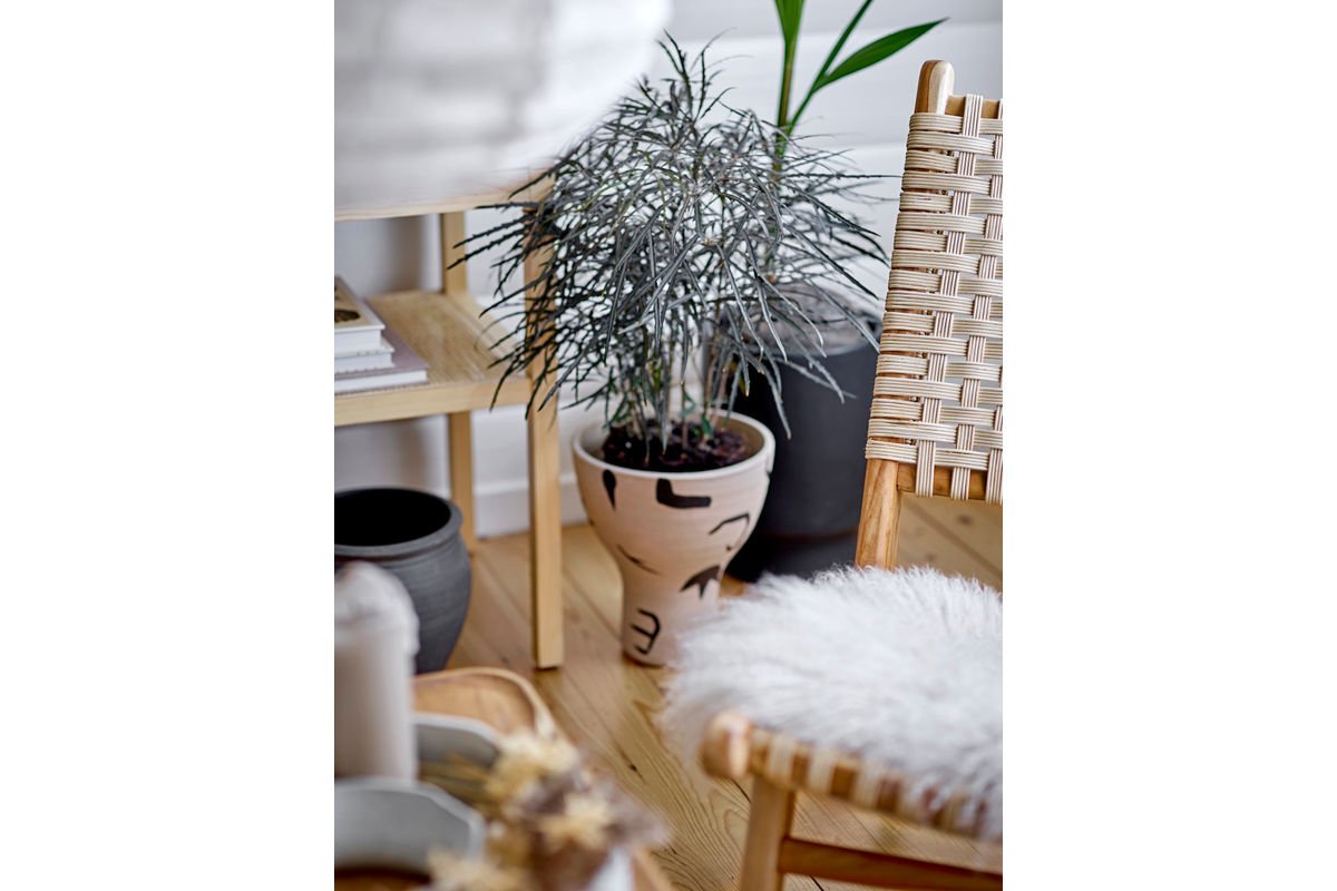 Vase "Nature Hippster" - brown terracotta vase