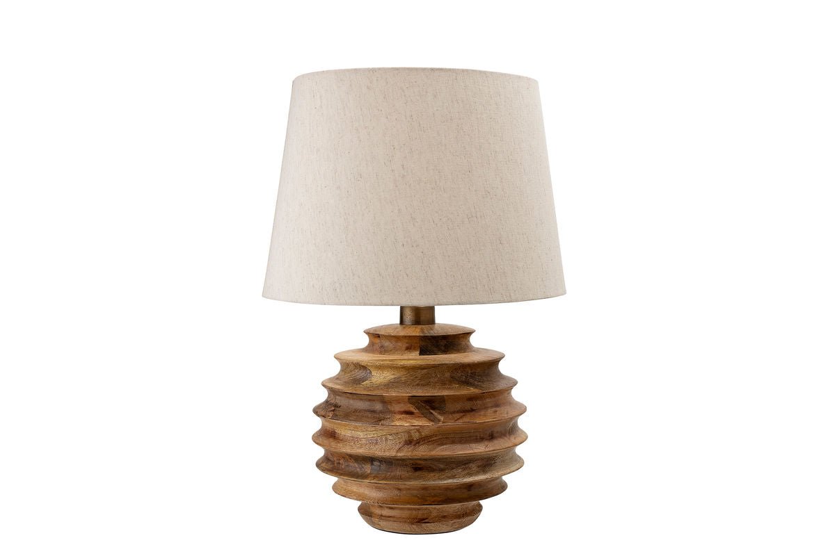 Tischlampe Wooden - aus Mangoholz