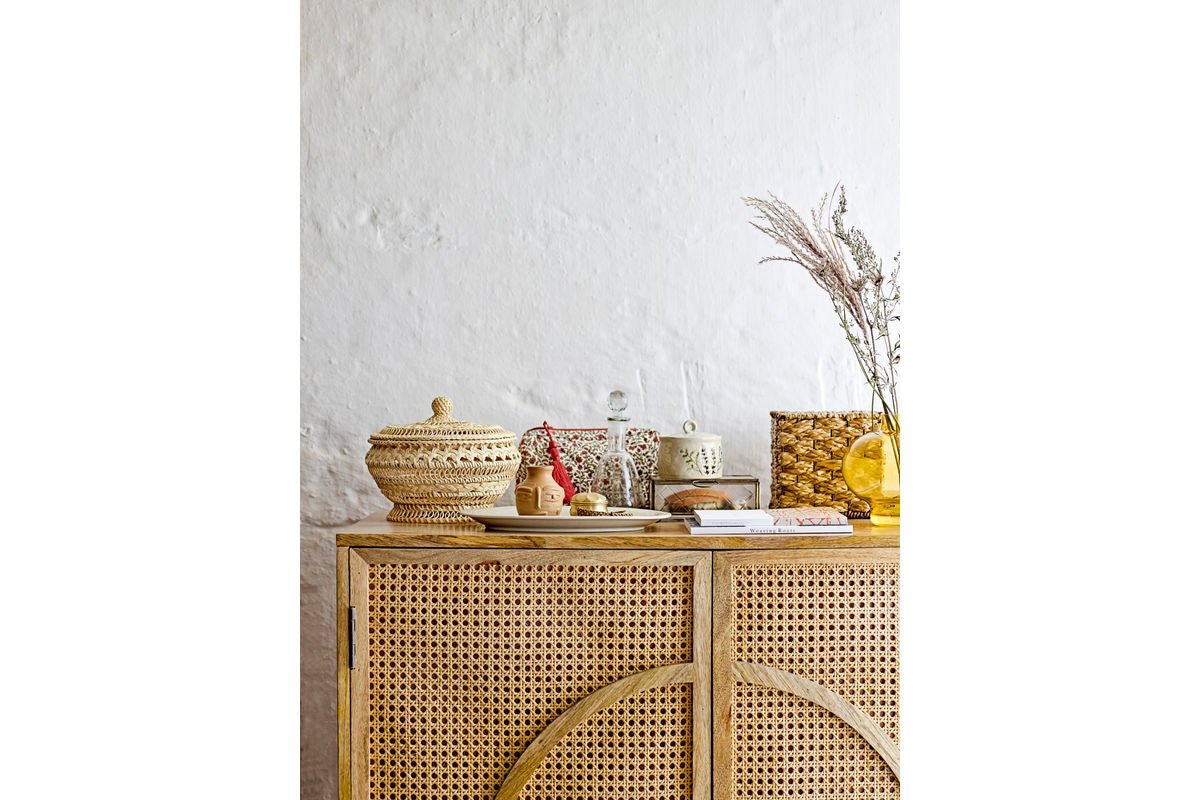 Serving Platter Avelis - made of stoneware - floral motif