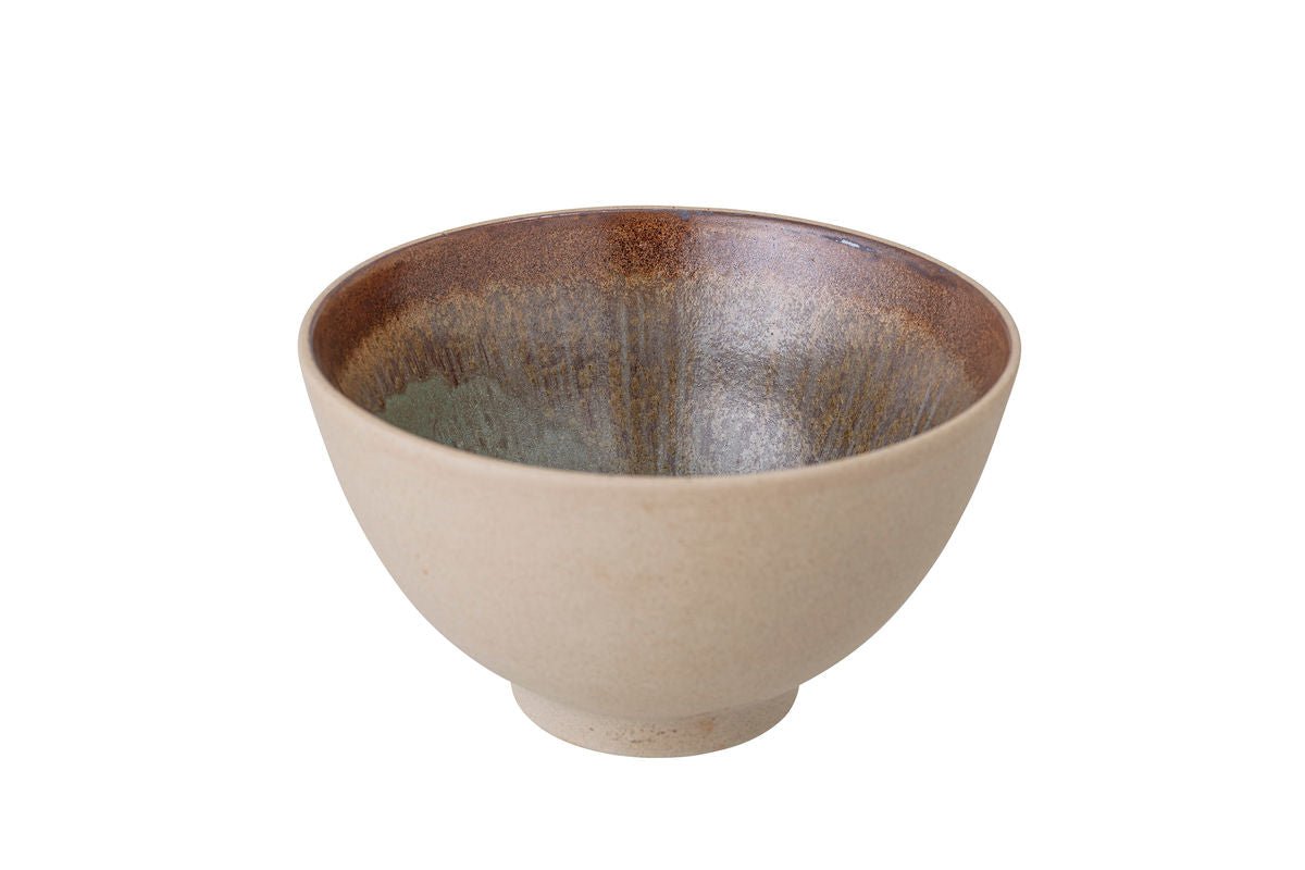 Bowl Lina - made of stoneware with bamboo lid